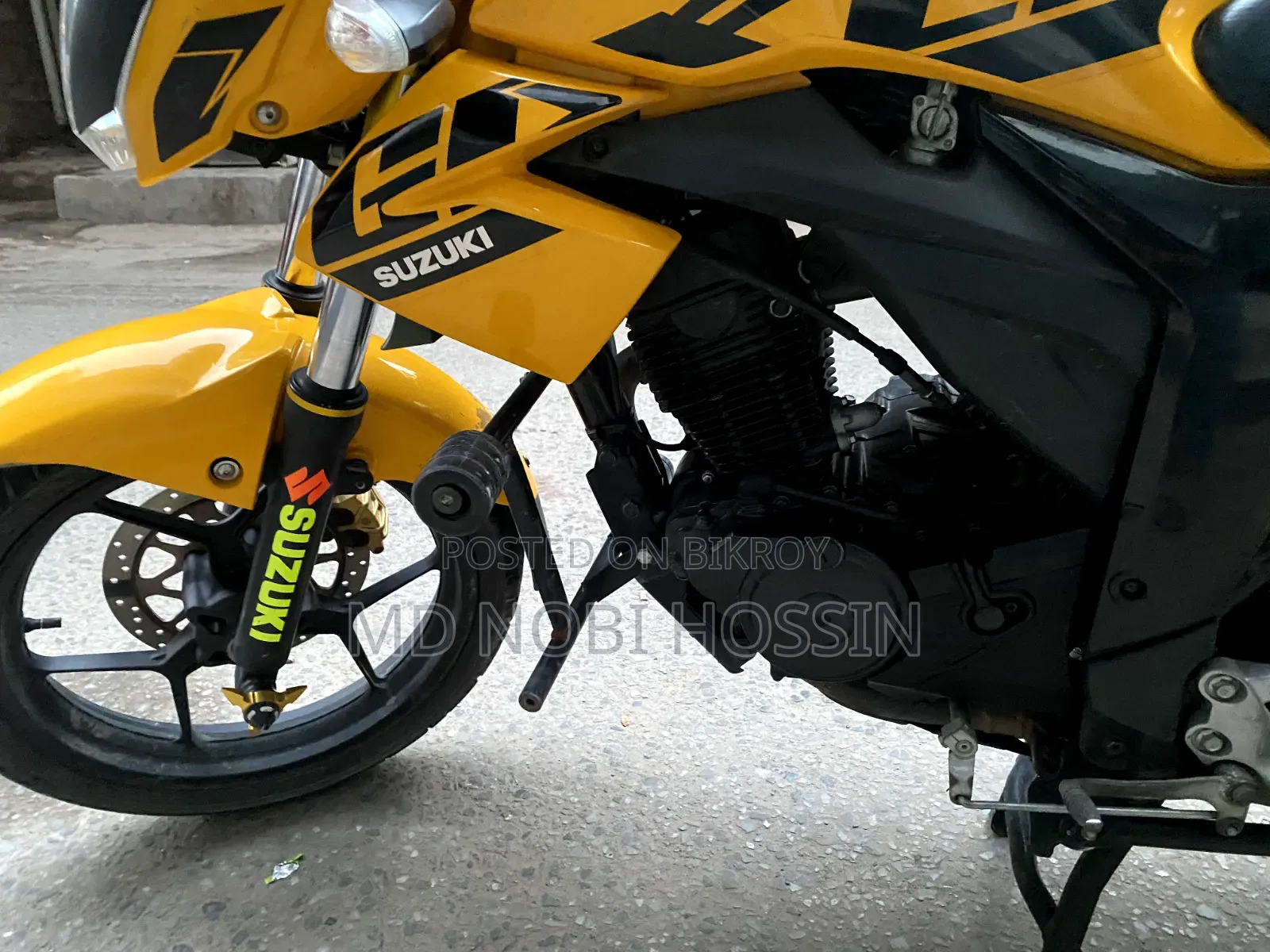 Suzuki Gixxer SF 2024 Yellow