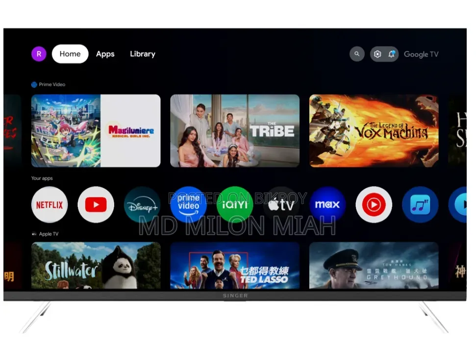 Brand New Singer Google Smart TV