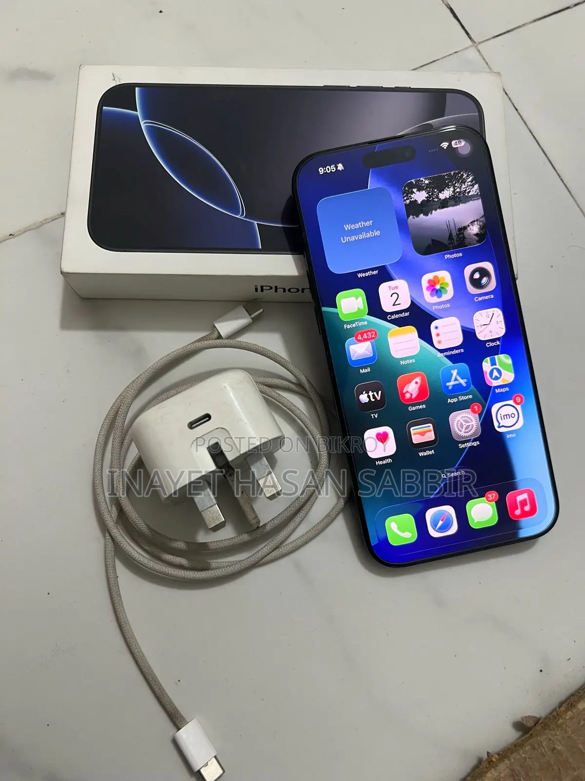 Apple iPhone 16 Pro Max 256 GB Black
