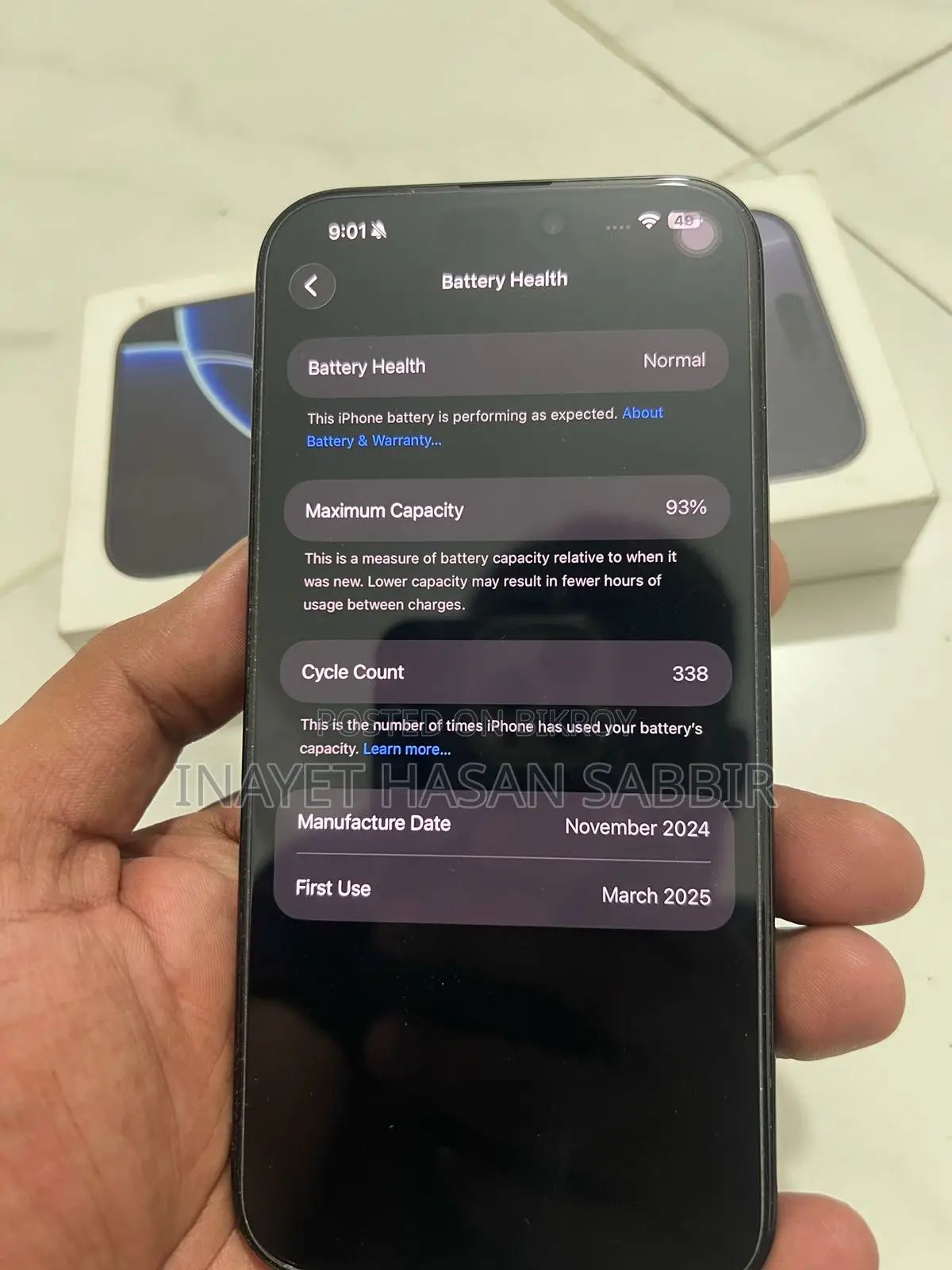 Apple iPhone 16 Pro Max 256 GB Black