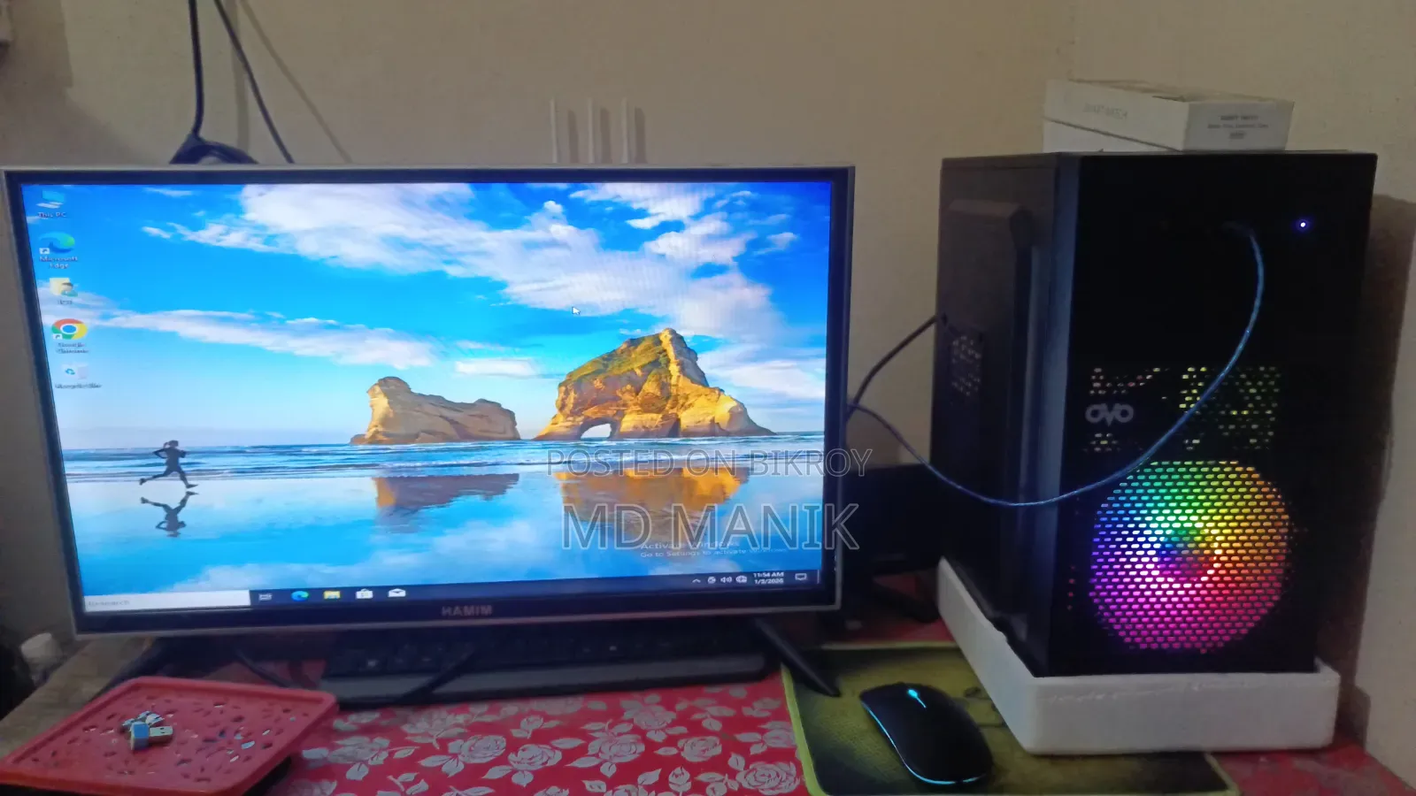 Desktop Computer 4GB Intel Core I3 SSD 128GB