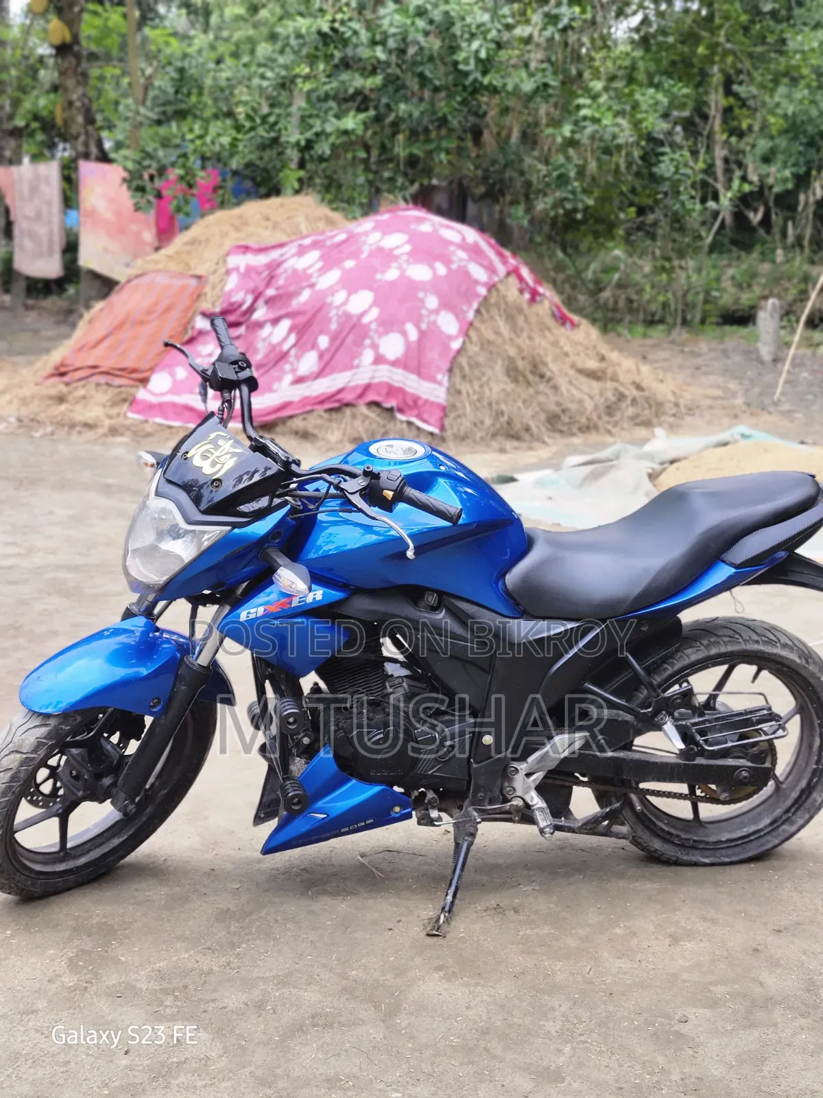 Suzuki Gixxer Monotone 2016 Blue