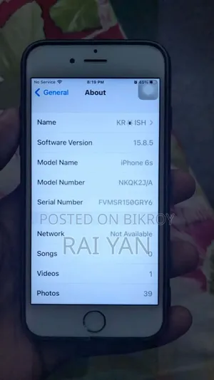 Apple iPhone 6s 16 GB Silver
