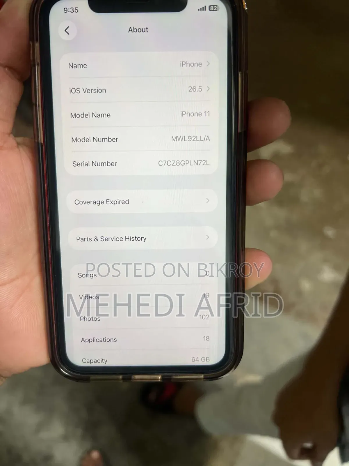 Apple iPhone 11 64 GB Red