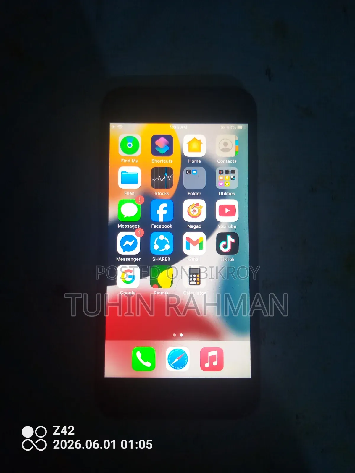 Apple iPhone 7 256 GB Black