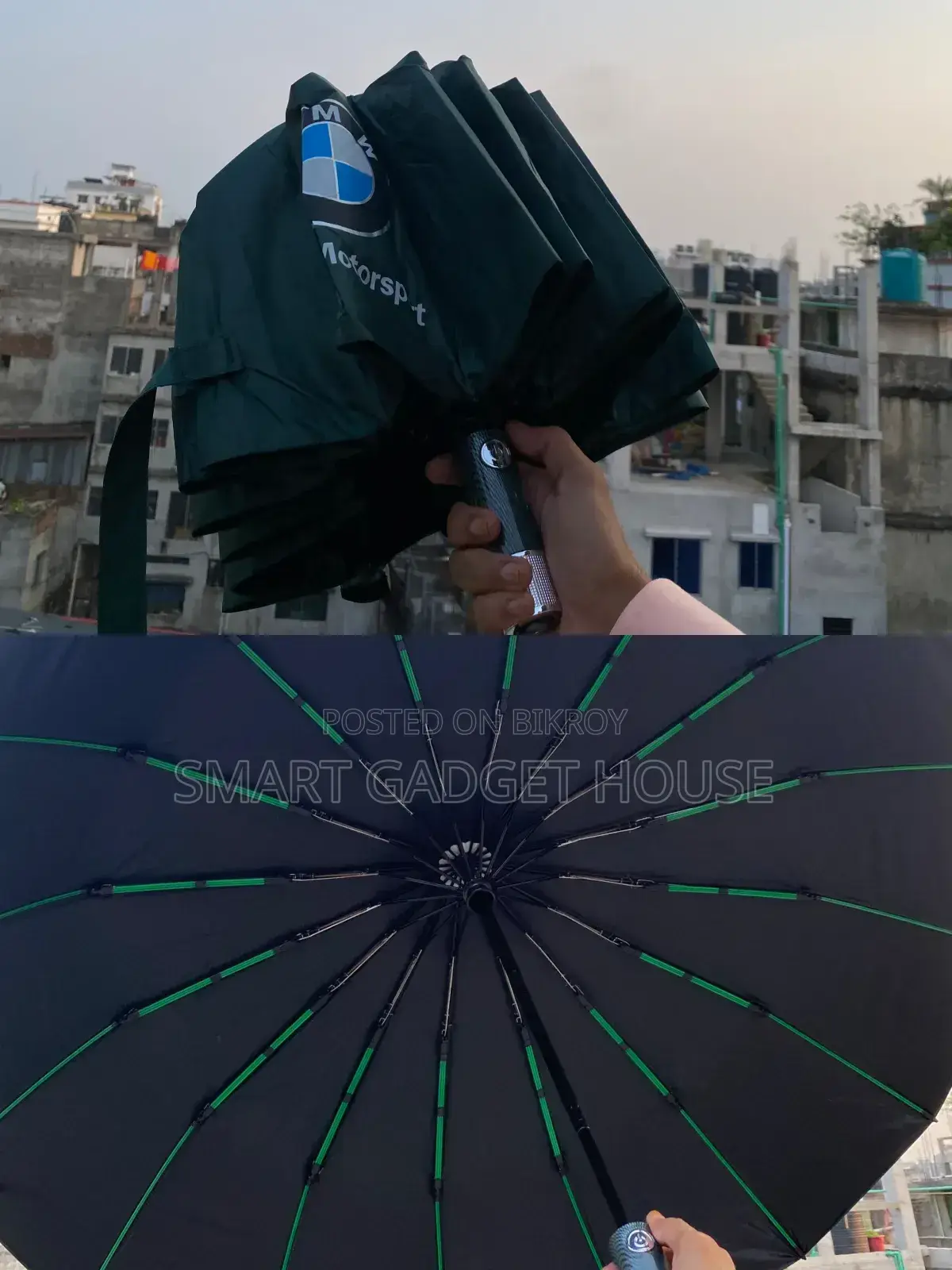 16-Rib (3+2) Premium Bmw Umbrella!