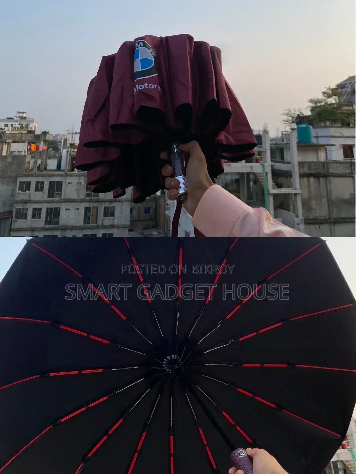 16-Rib (3+2) Premium Bmw Umbrella!
