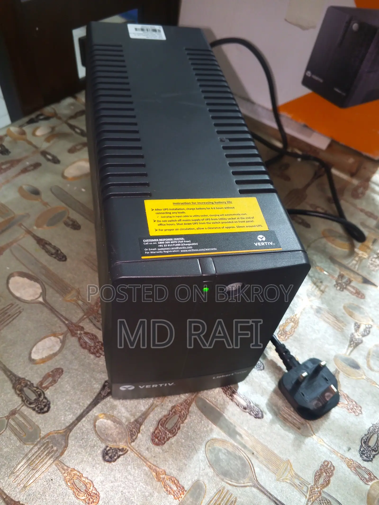 Vertiv 1000VA UPS (Liebert Iton CX) - New battery installed
