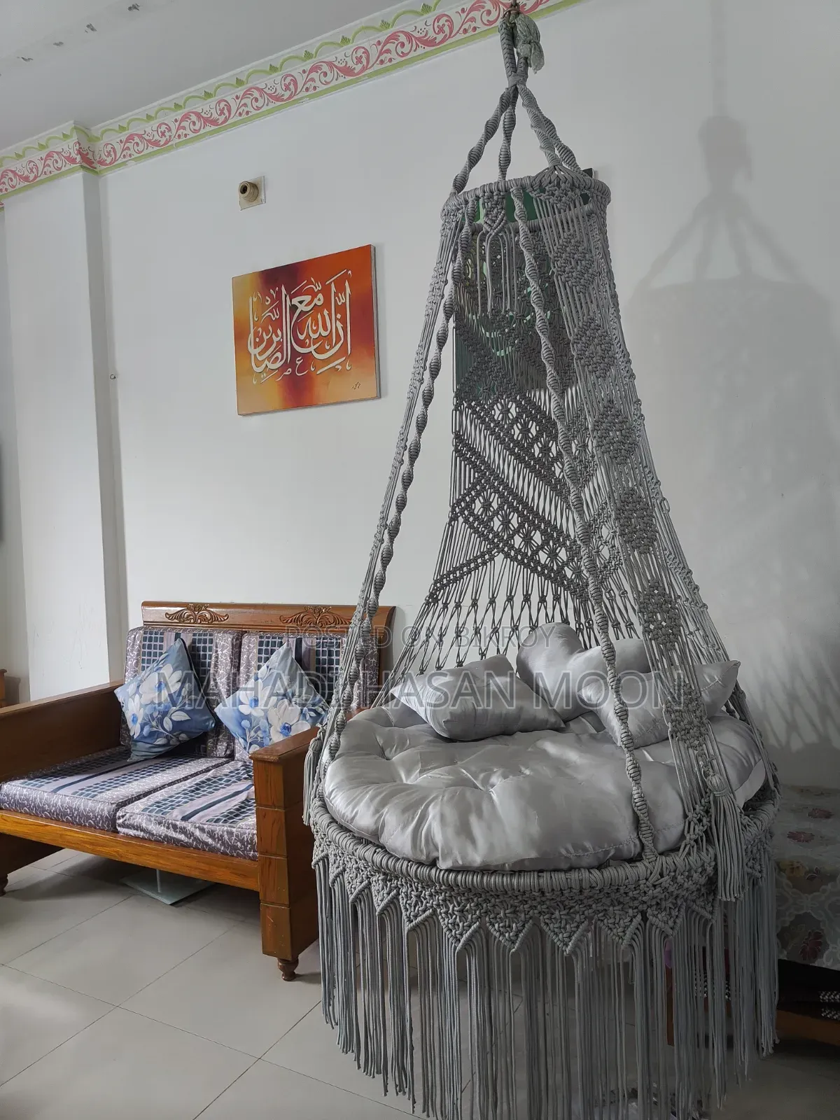 Handmade Macrame Swing Chair, Hanging Chair, Hammock