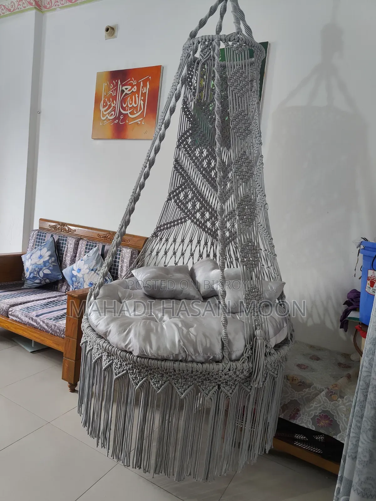 Handmade Macrame Swing Chair, Hanging Chair, Hammock