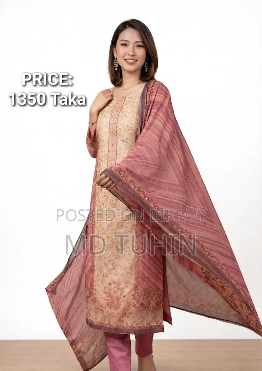 Premium Quality Unstitched Three Piece for Women