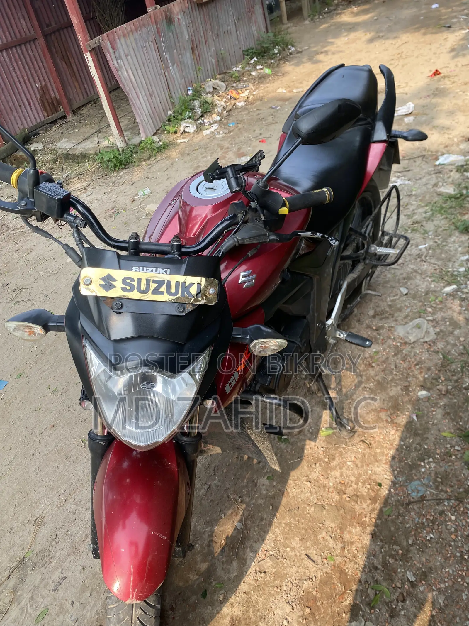 Suzuki Gixxer Monotone 2019 Red