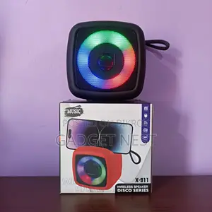 X-911 Mini Disco Bluetooth | RGB Led | Fm | Tf Card | Usb | Portable