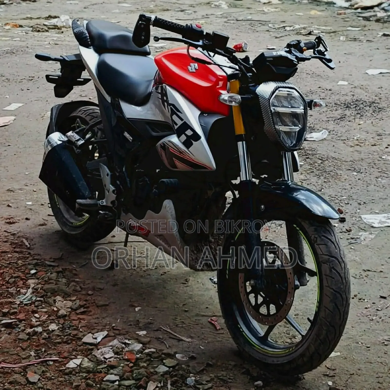 New Suzuki Bike 2024 Orange