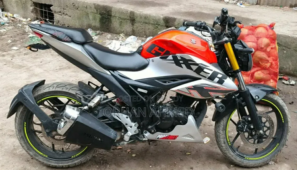 New Suzuki Bike 2024 Orange