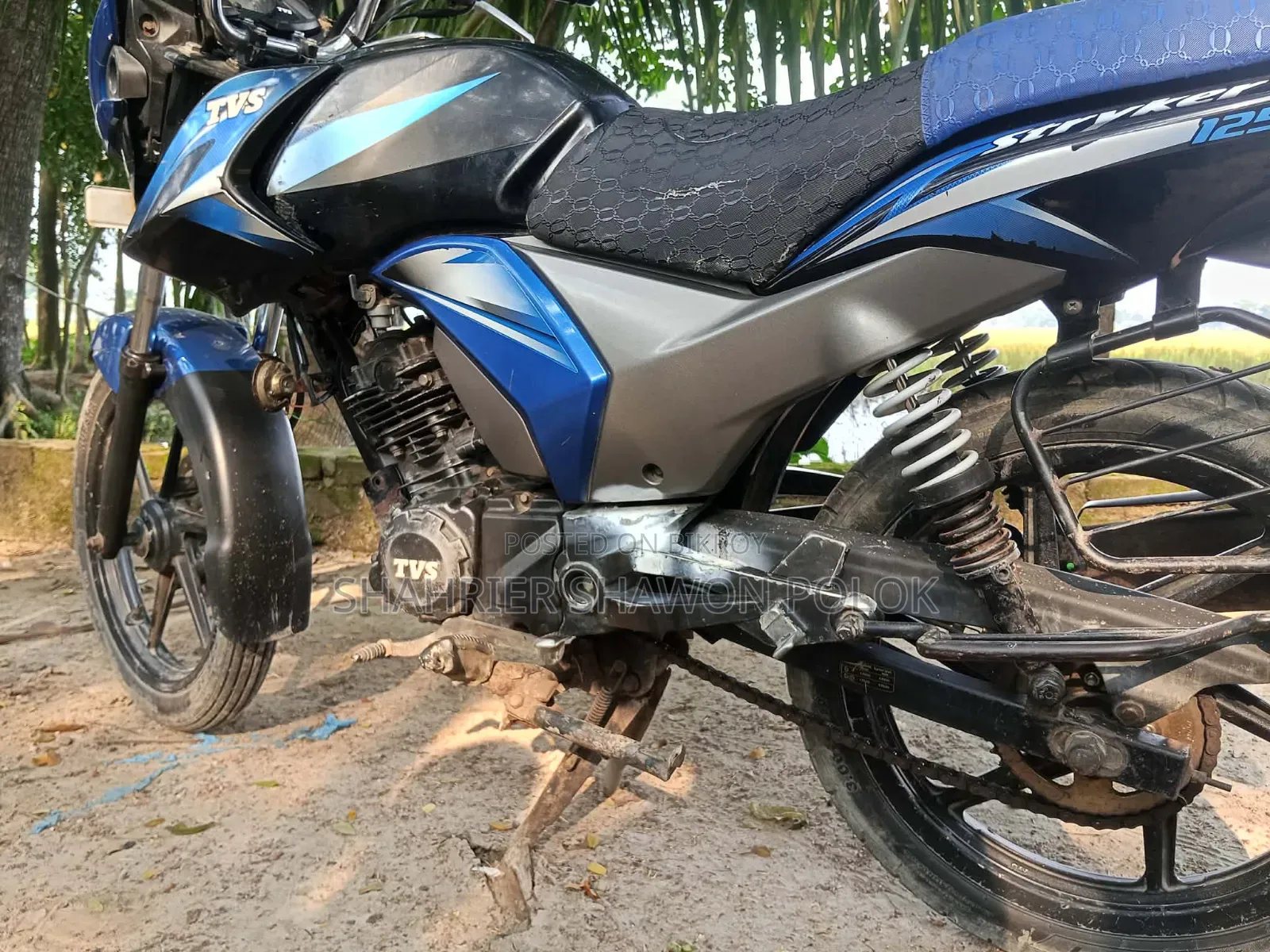 TVS Stryker 125 2019 Blue