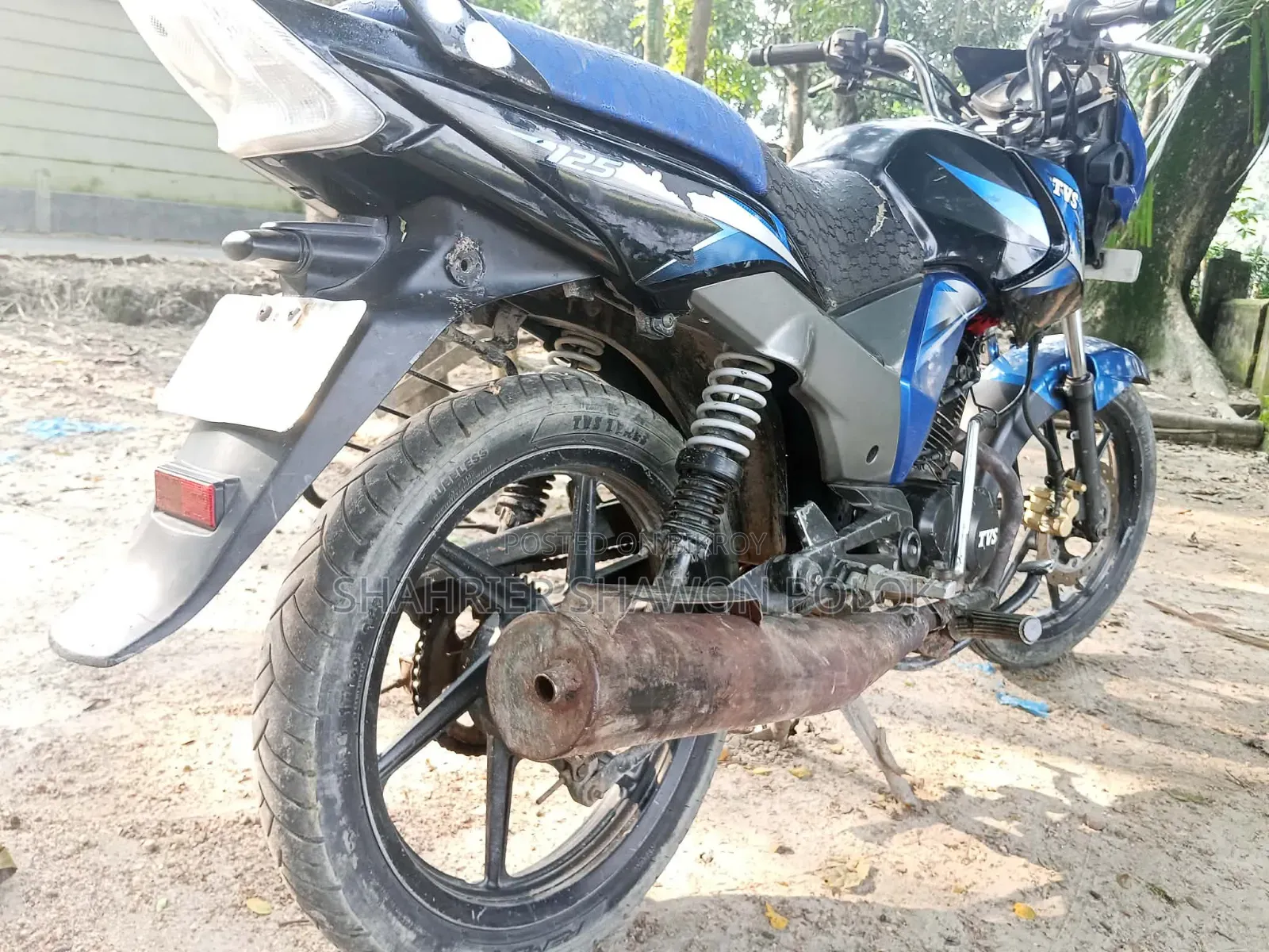 TVS Stryker 125 2019 Blue