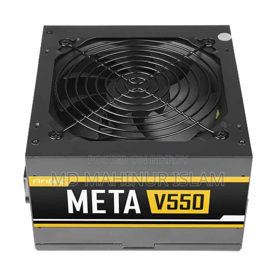 Antec Meta Series V550 550w Non Modular Black Power Supply