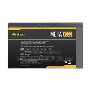Antec Meta Series V550 550w Non Modular Black Power Supply