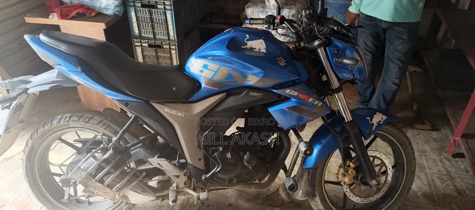 Suzuki Gixxer Monotone 2022 Blue
