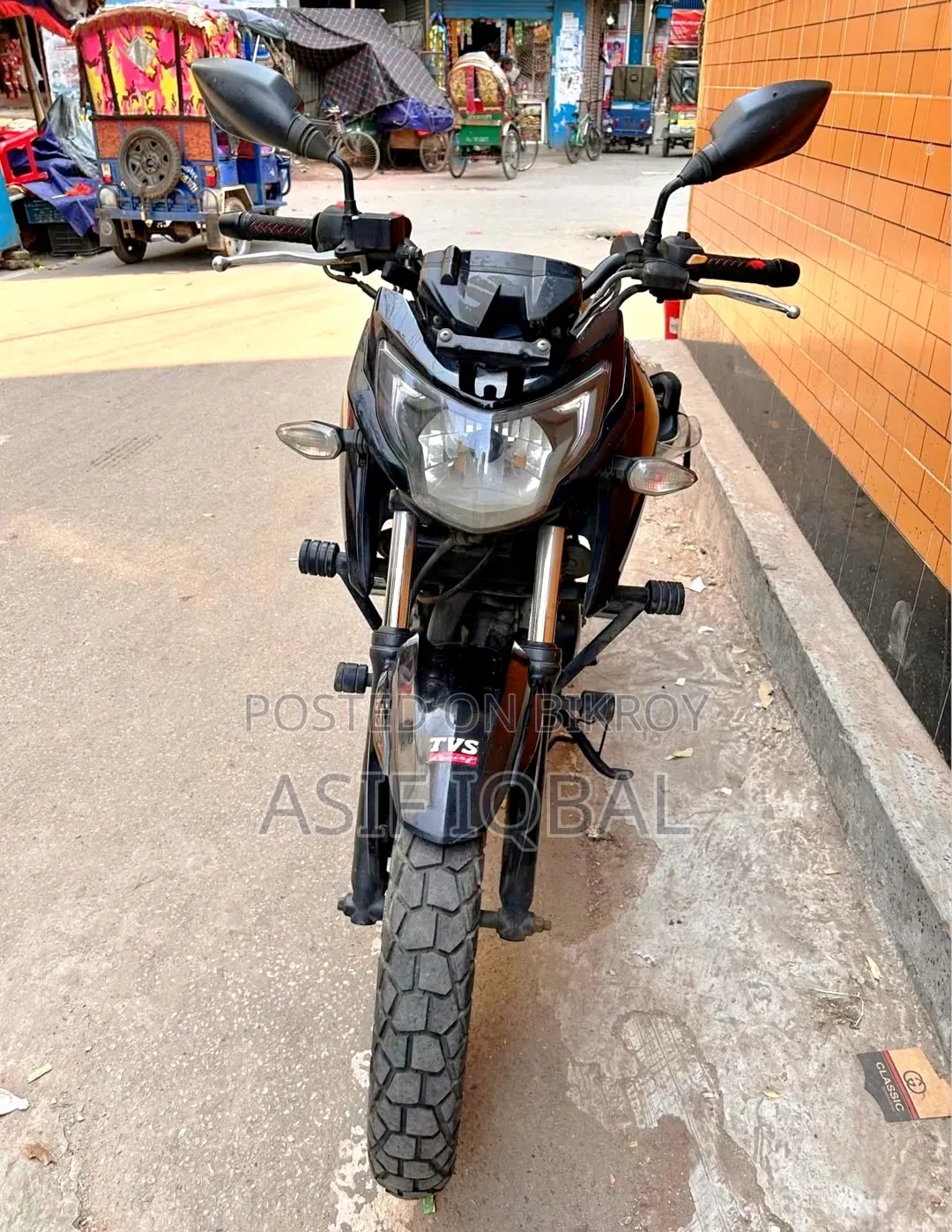 TVS Apache RTR 160 4V 2019 Black