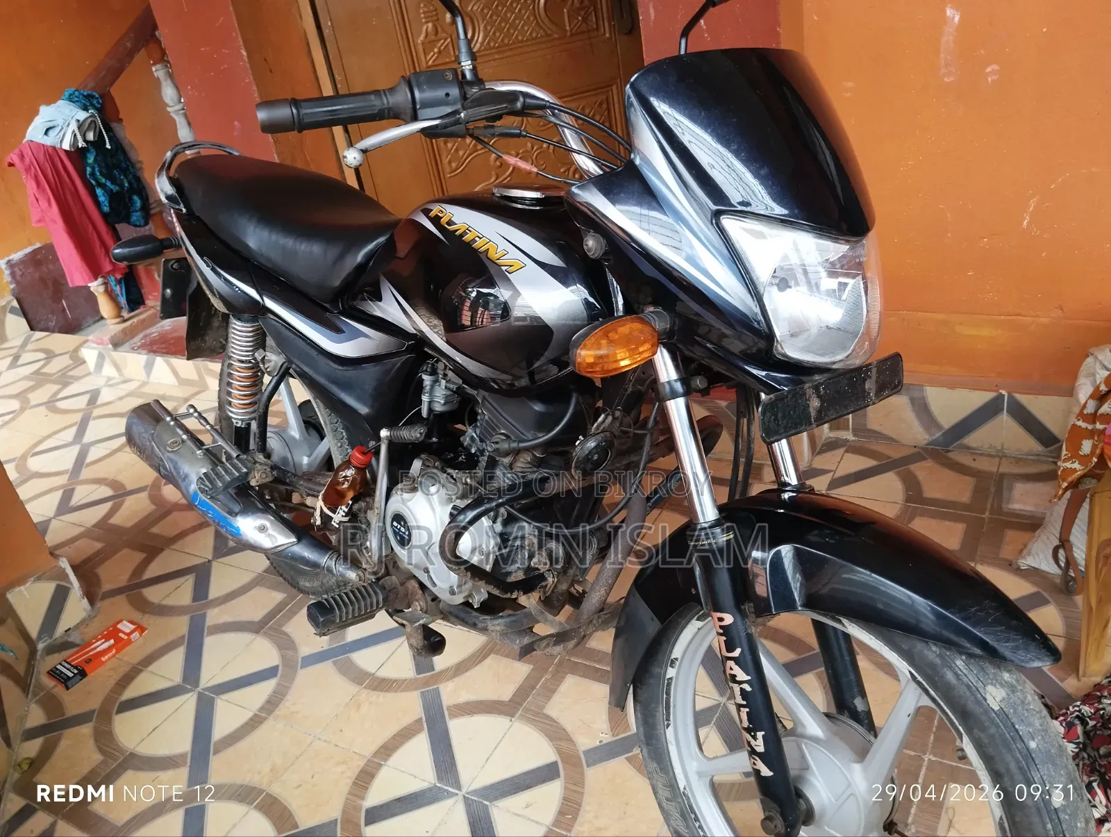 Bajaj Platina 100 2018 Black