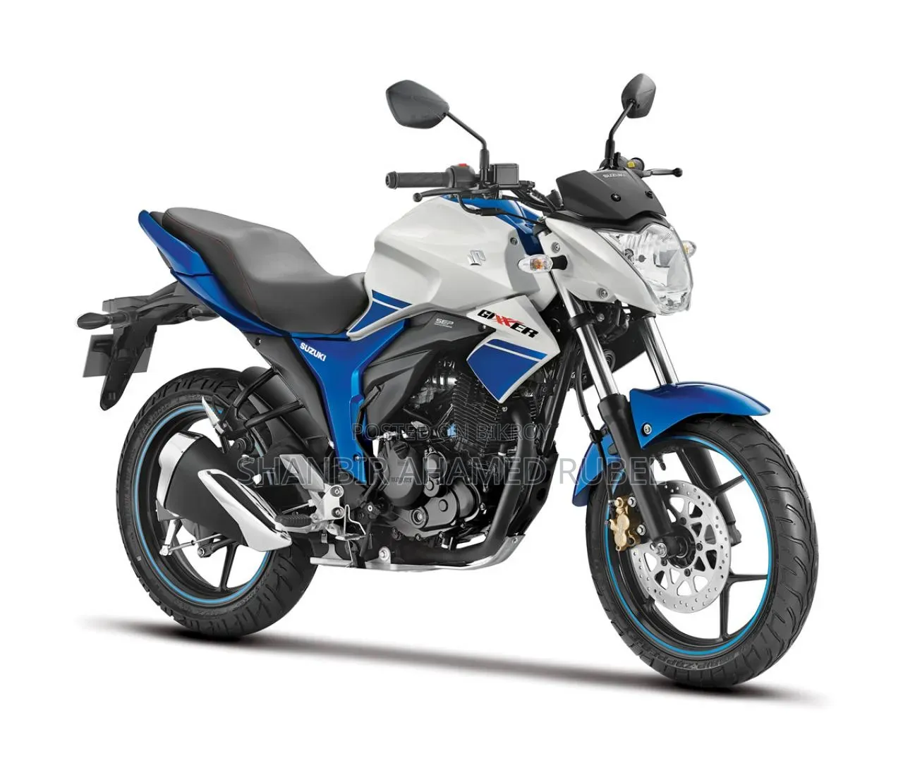 Suzuki Gixxer Monotone 2017 White