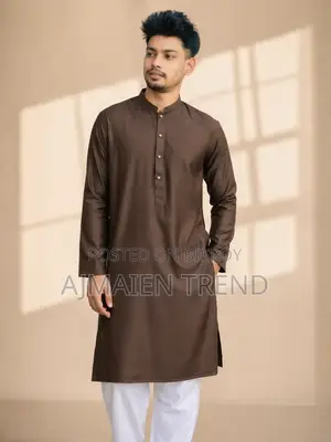 Premium Microstich Solid Panjabi 38 to 46 Size Available.