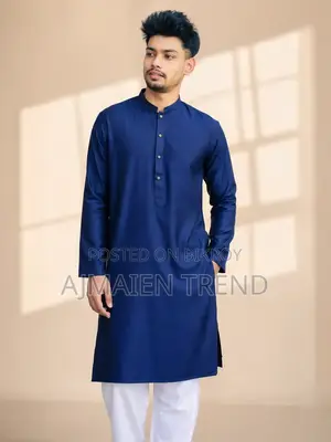 Premium Microstich Solid Panjabi 38 to 46 Size Available.