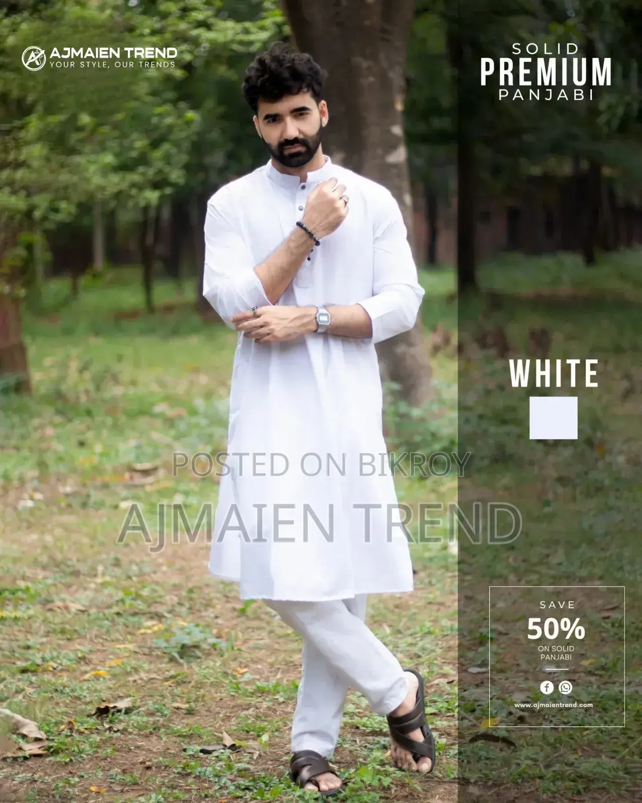 Premium Microstich Solid Panjabi 38 to 46 Size Available.