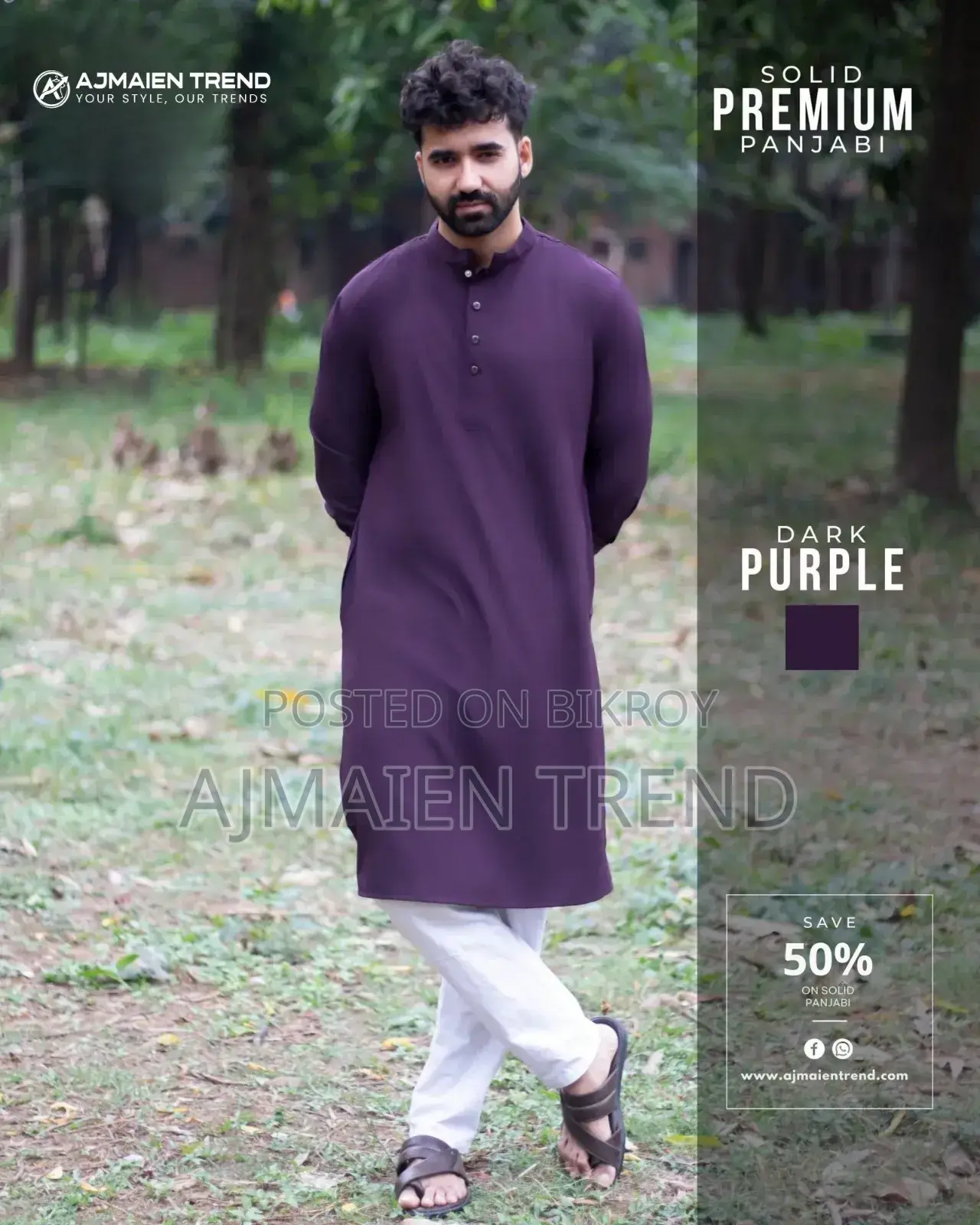 Premium Microstich Solid Panjabi 38 to 46 Size Available.