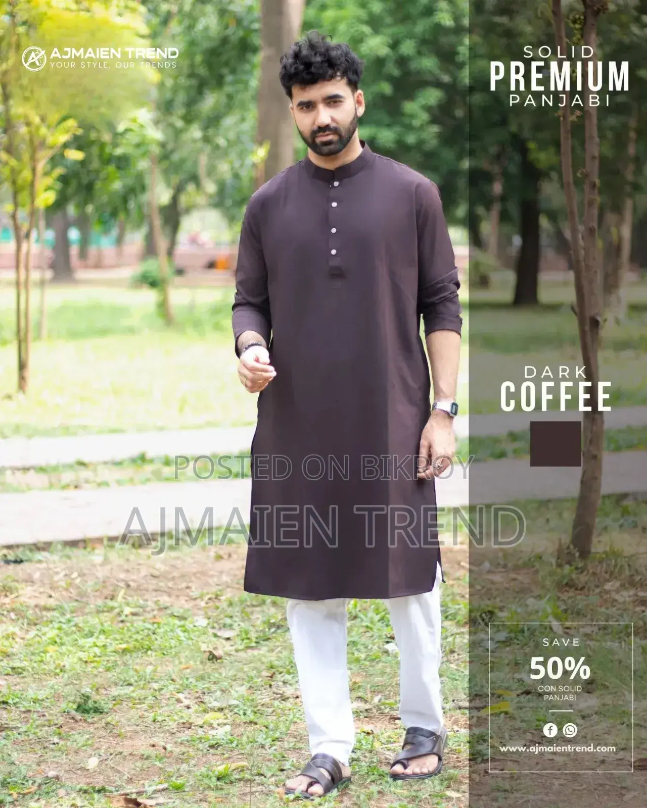 Premium Microstich Solid Panjabi 38 to 46 Size Available.