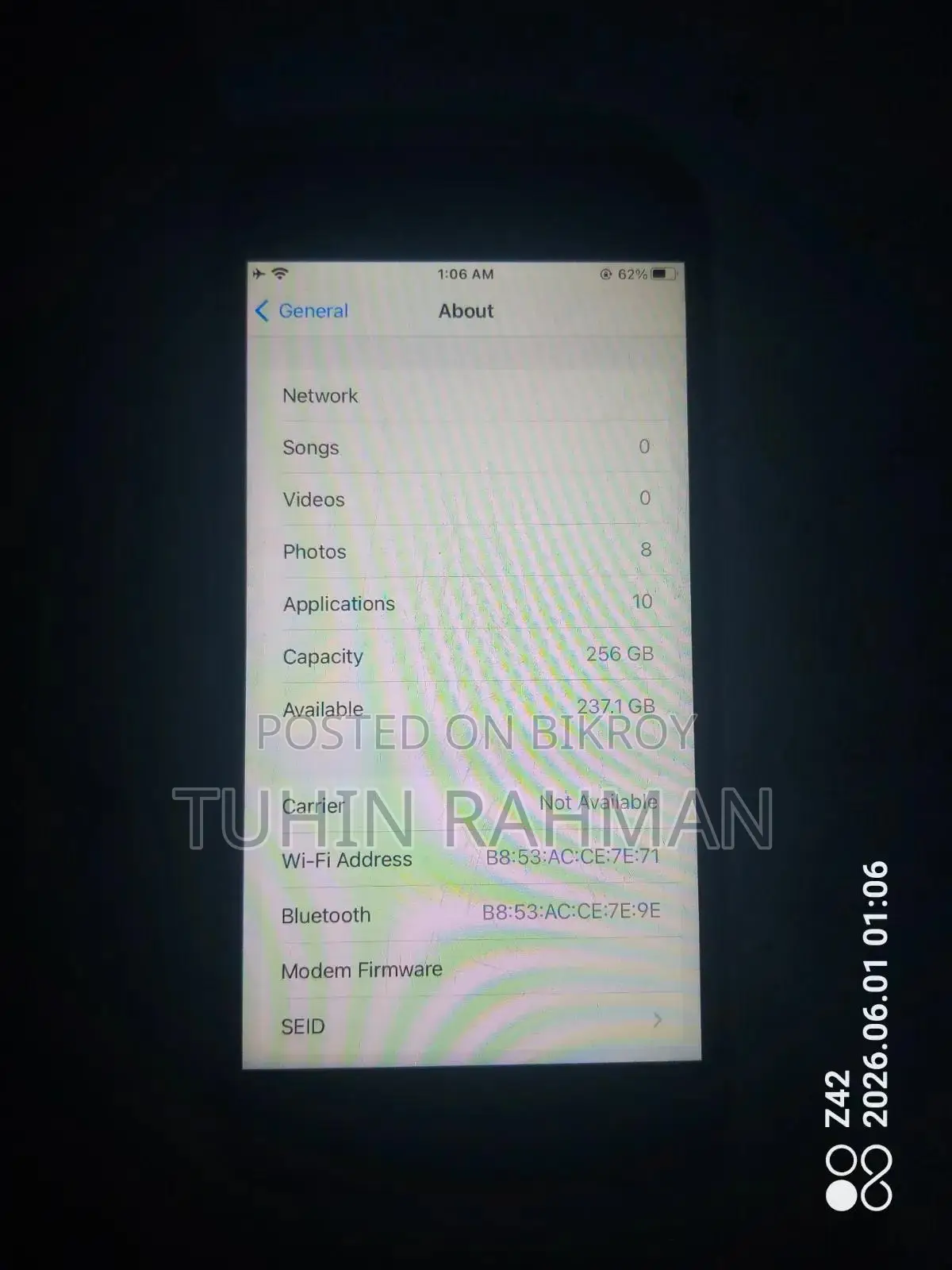 Apple iPhone 7 256 GB Black