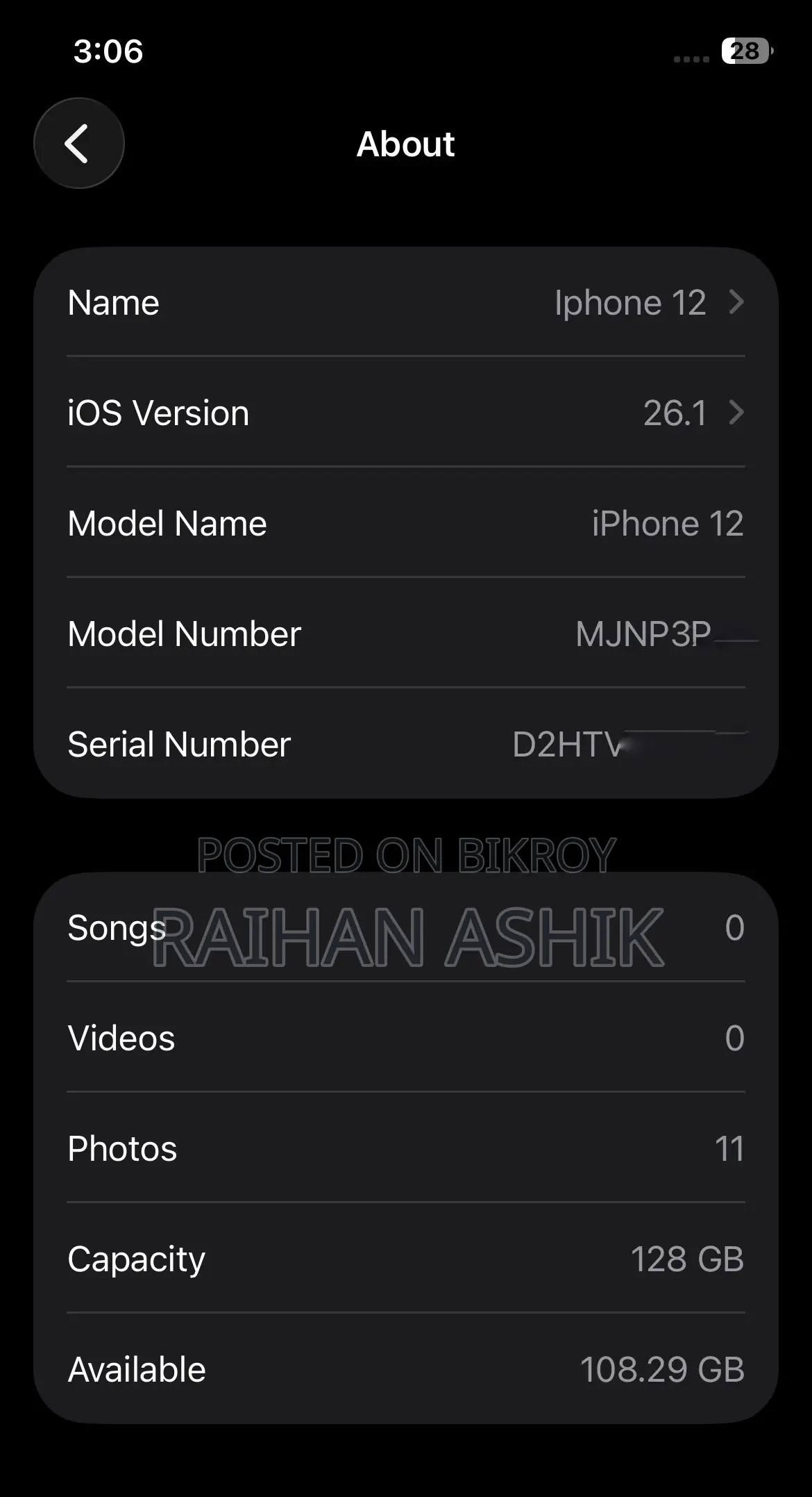 Apple iPhone 12 128 GB Purple