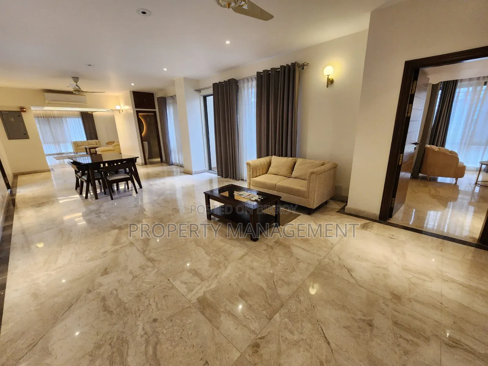 Furnished 4-Bedroom Apartment in a Renowned Company, Gulshan for Rent