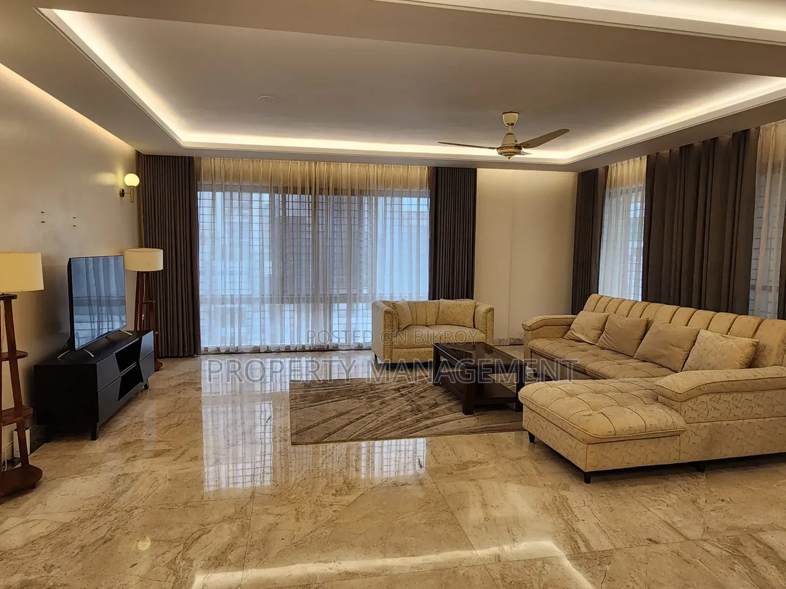 Furnished 4-Bedroom Apartment in a Renowned Company, Gulshan for Rent