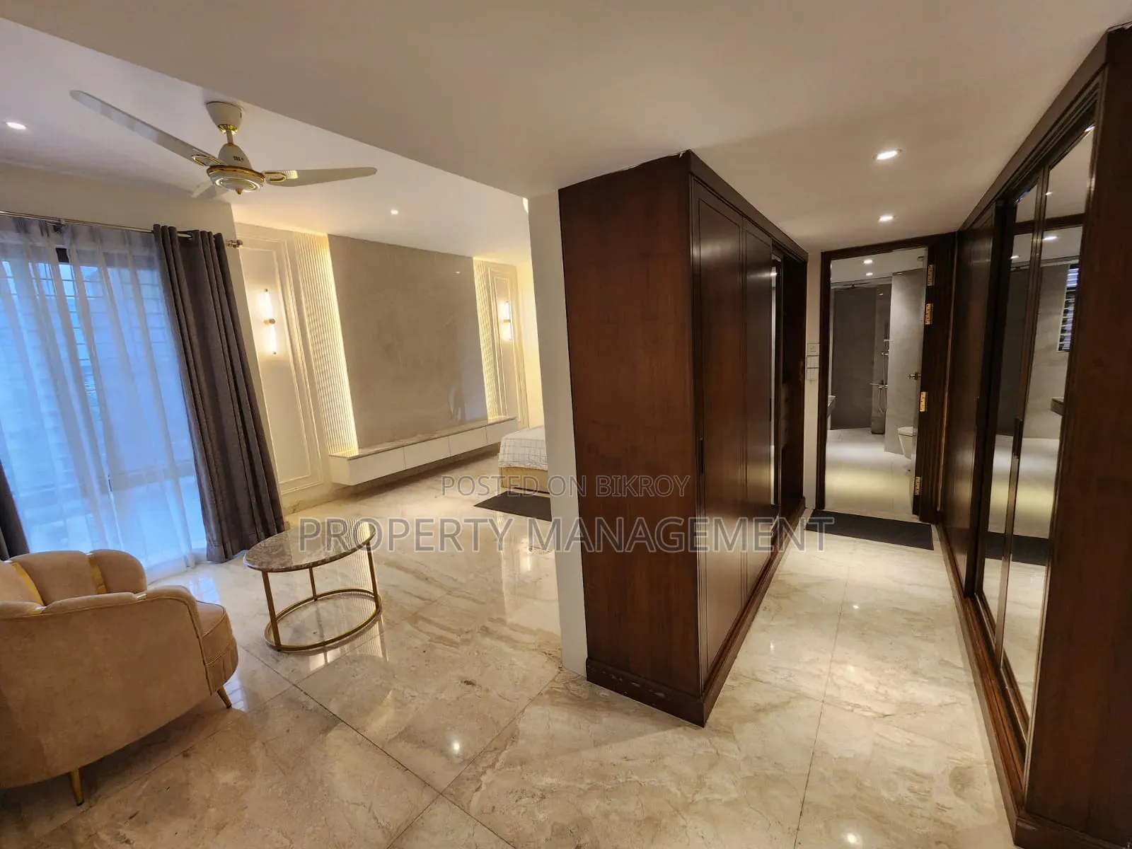 Furnished 4-Bedroom Apartment in a Renowned Company, Gulshan for Rent
