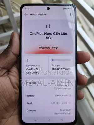 OnePlus Nord CE4 Lite 256 GB Gray