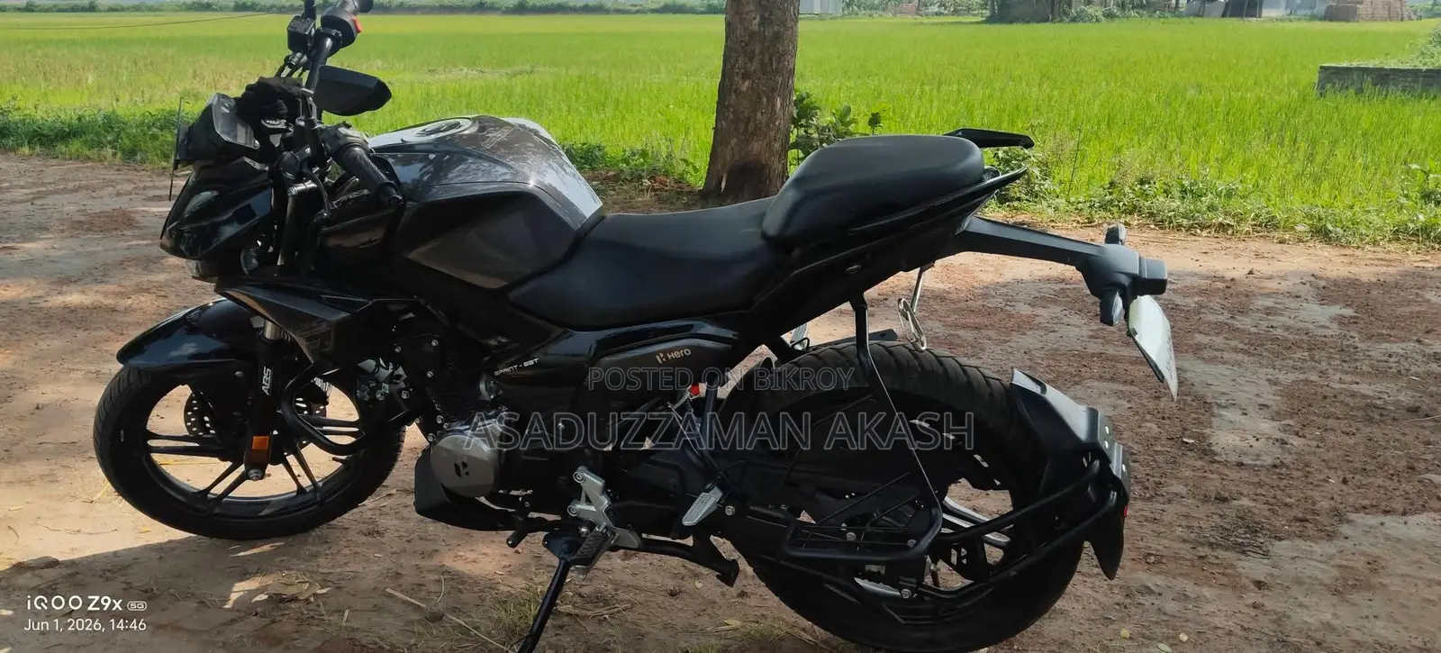 New Hero Xtreme 125R 2024 Black