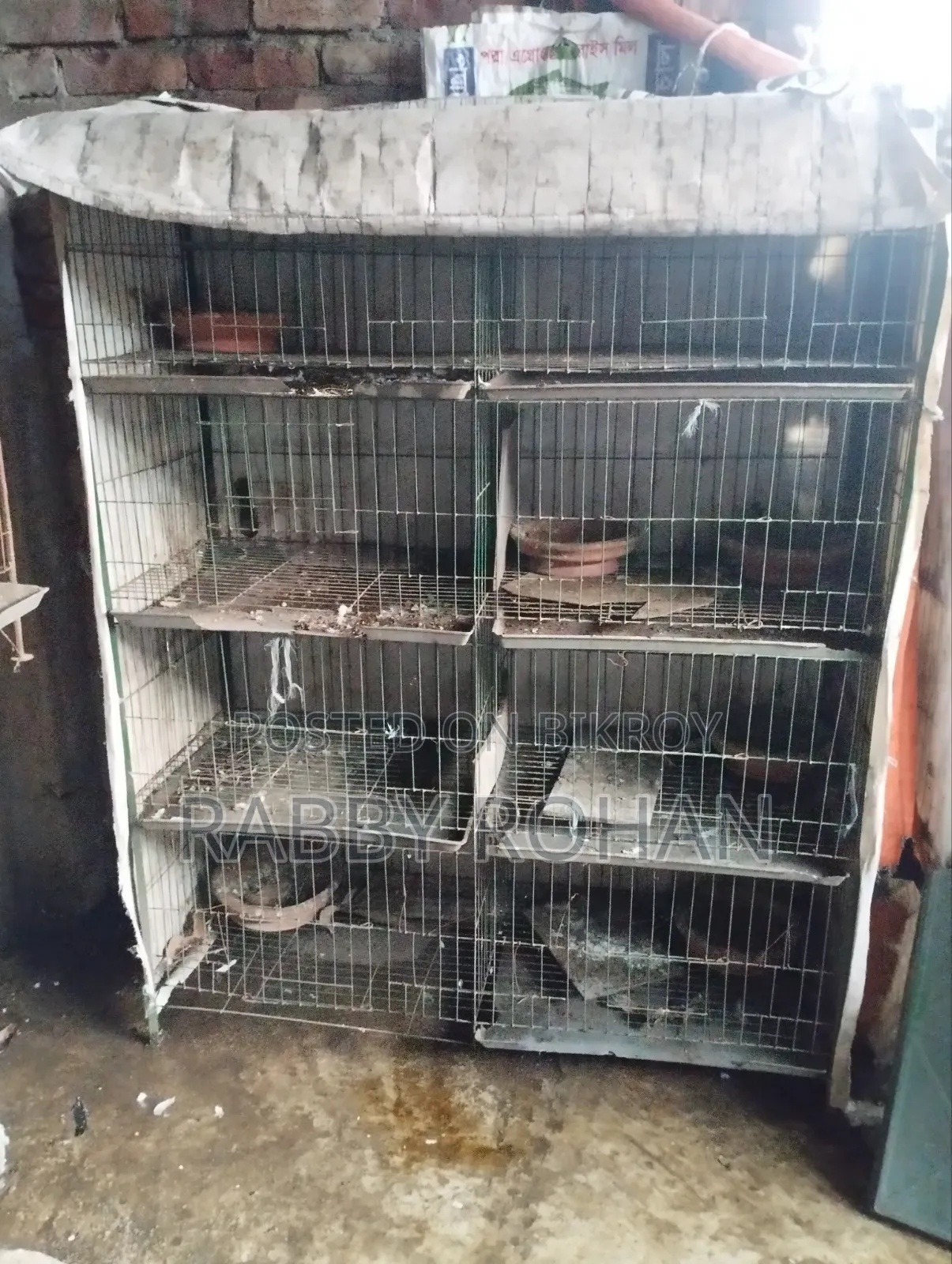 Pigeon Cage 8 Compartments 4 Compartments