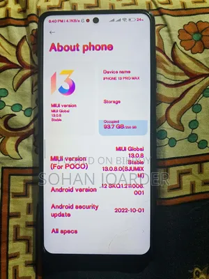 Xiaomi Poco X3 Pro 256 GB Blue