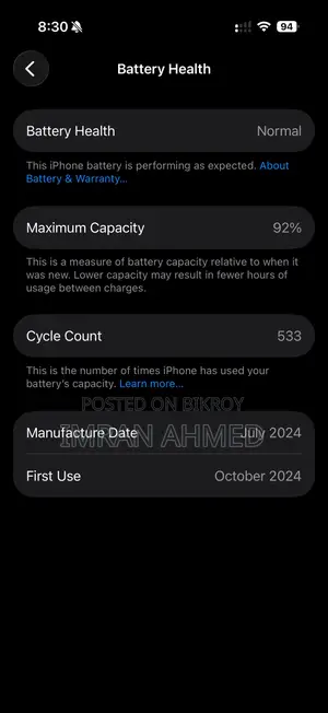 Apple iPhone 16 Pro 256 GB Black