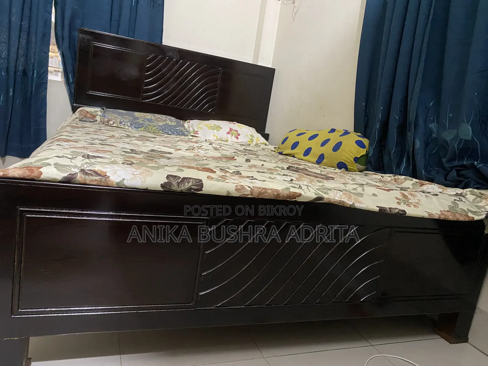 Bed 5*7 Feet New Condition (7 Days Used)(Mugda)