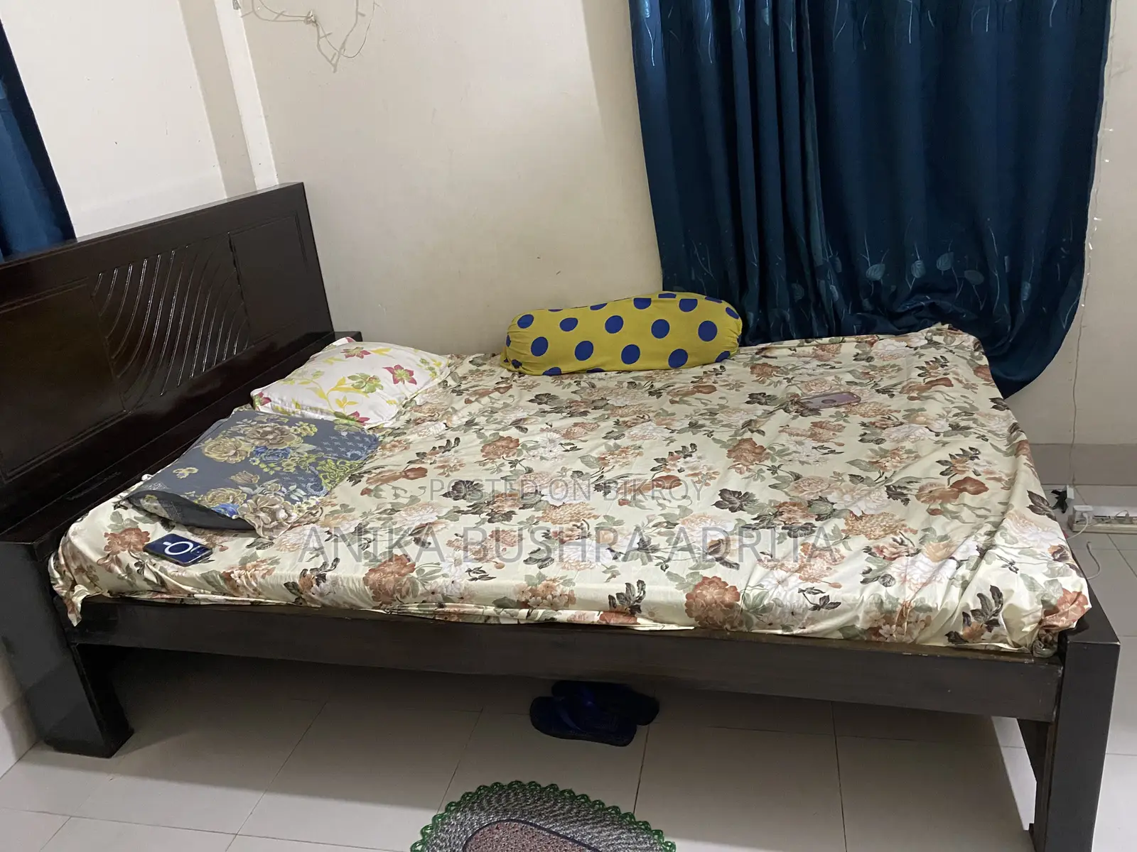 Bed 5*7 Feet New Condition (7 Days Used)(Mugda)