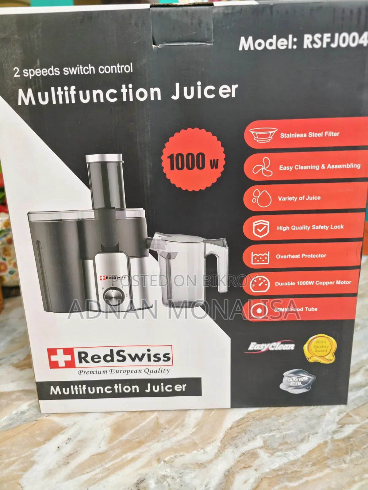 Redswiss Rsfj004 Multifunction Juicer (1000w) | 1 Month Used