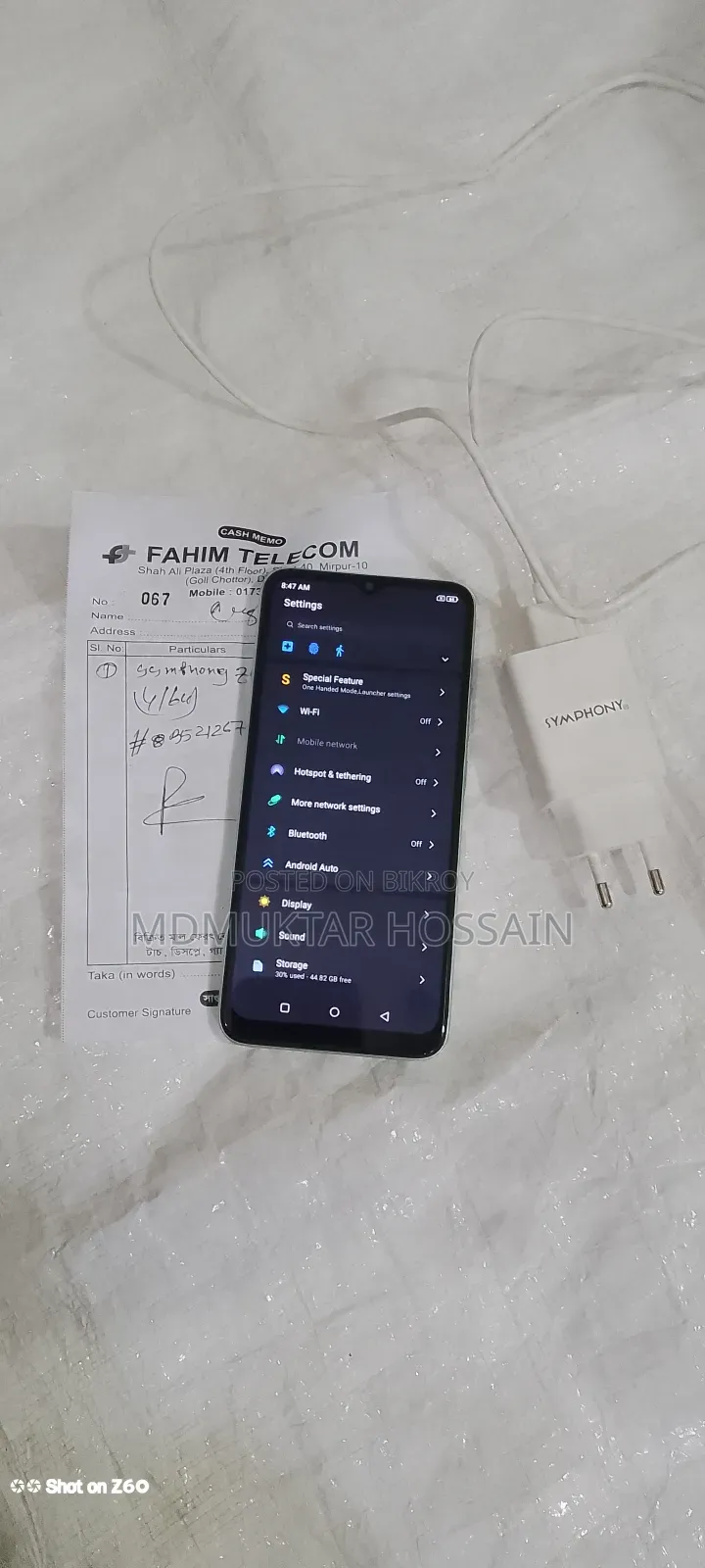 Symphony Z42 Pro 64 GB White