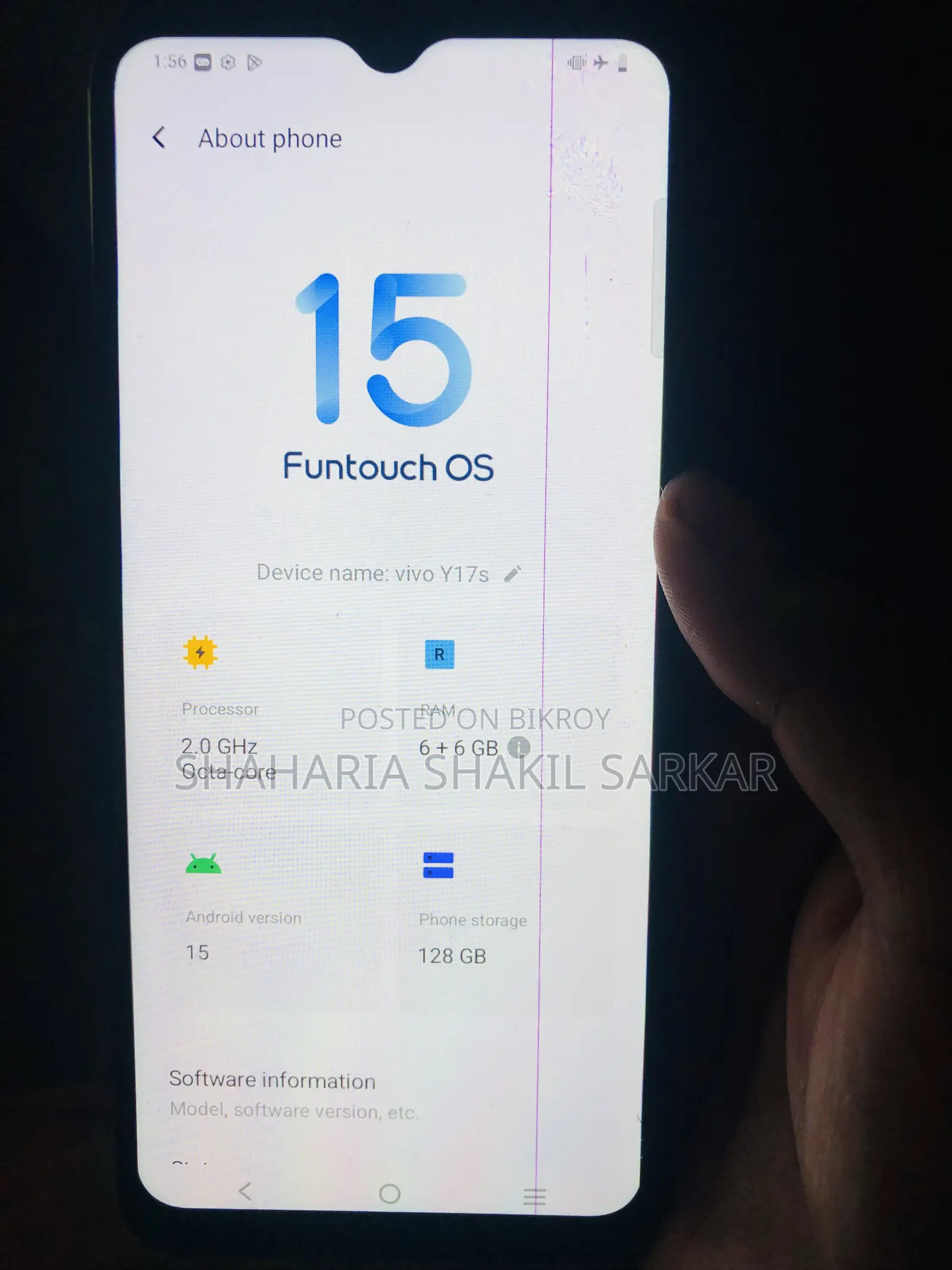 Vivo Y17s 128 GB Black