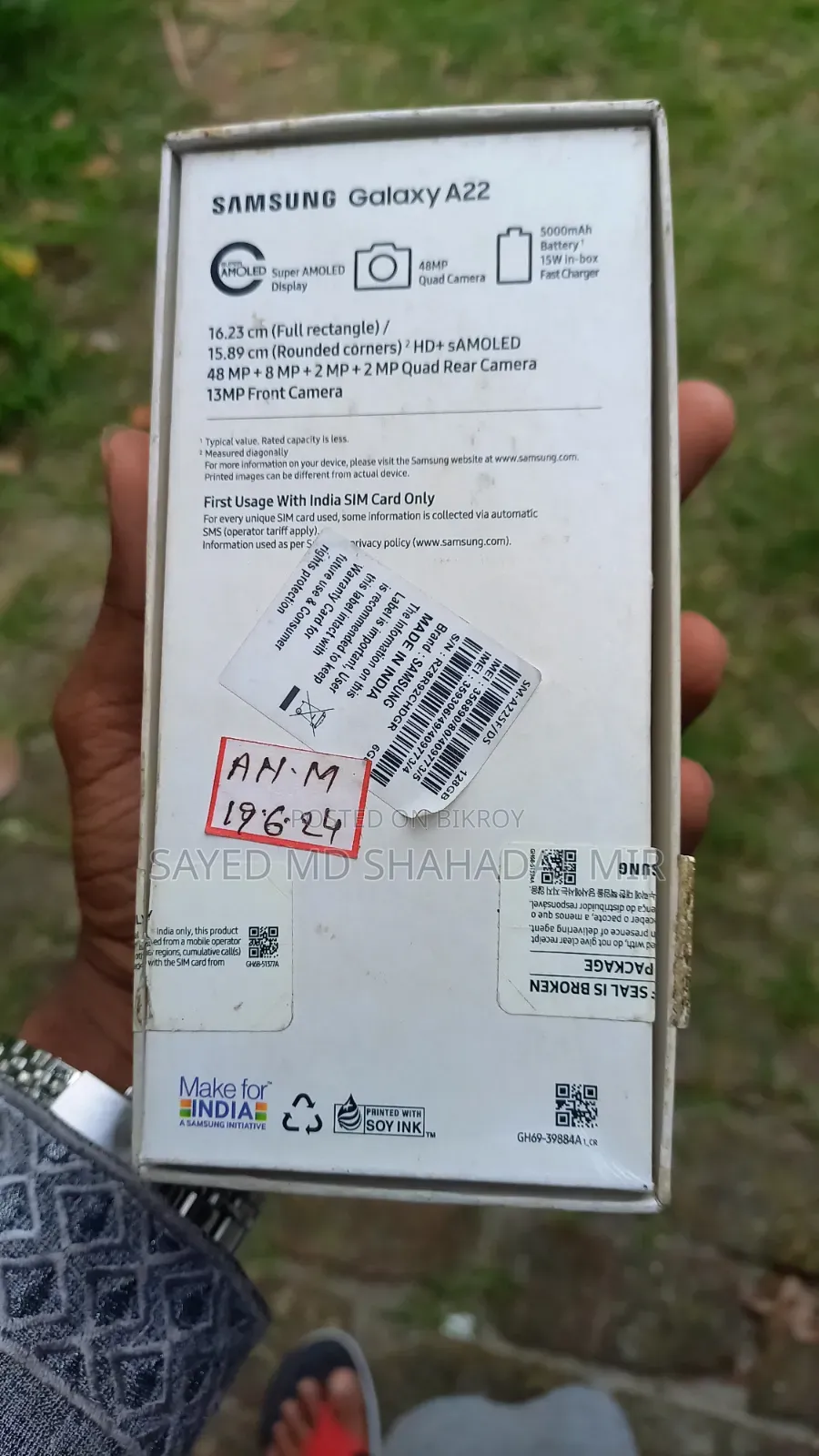 Samsung Galaxy A22 128 GB Black