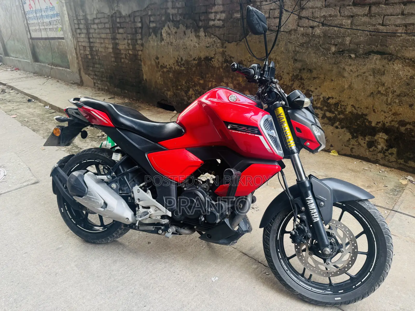 Yamaha FZ 2021 Red