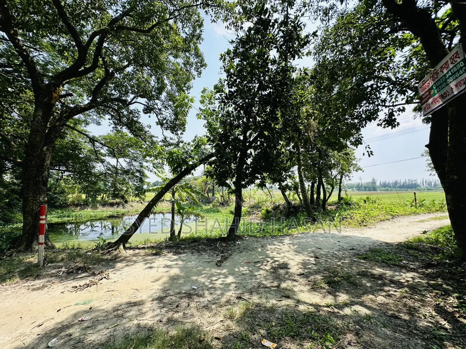 Land for sale beside Majuchowdhuryhat main road.